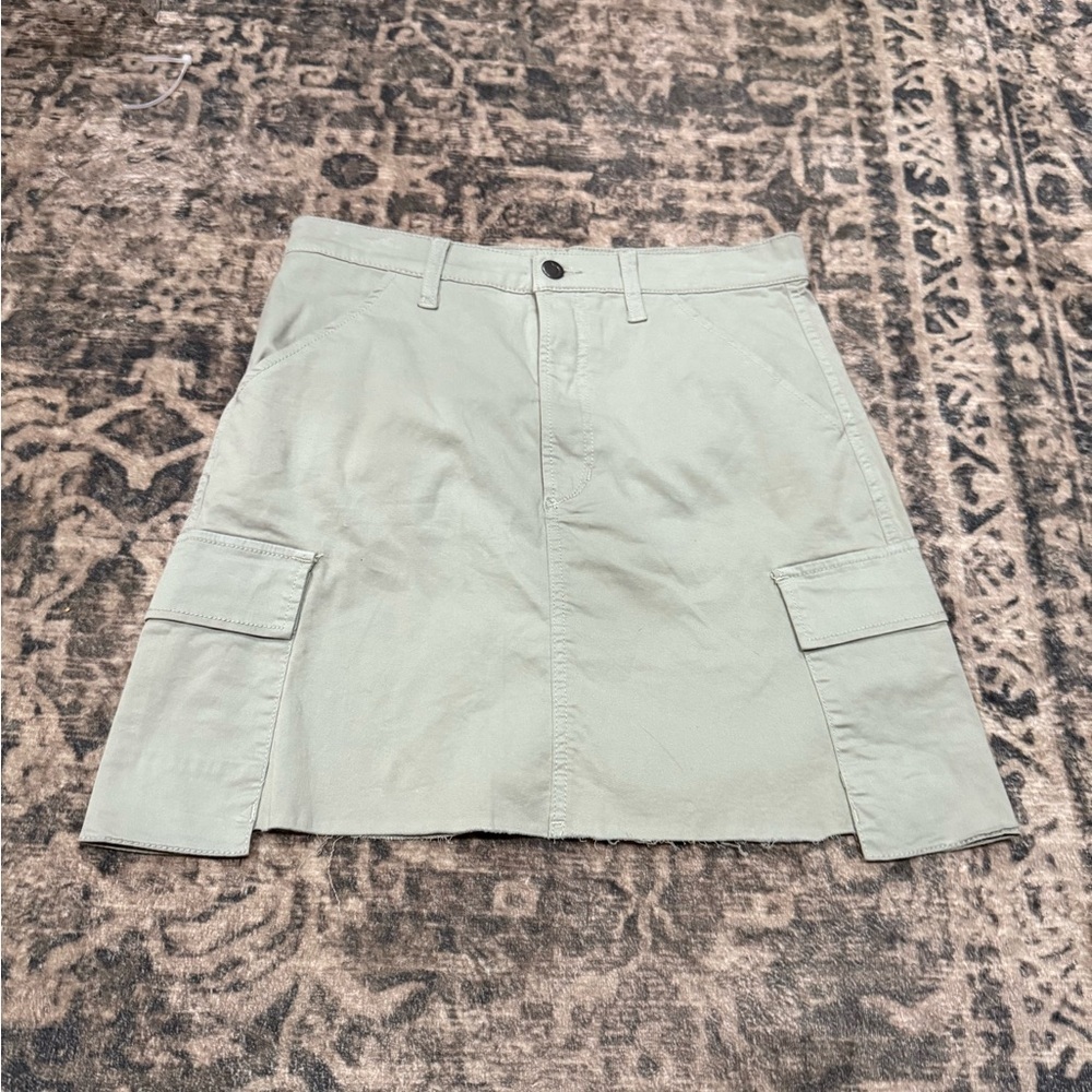 Joe's Jeans Mini Cargo Skirt in green  size 27